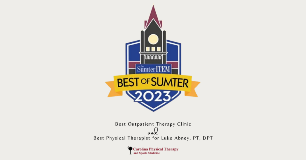 Graphic of the Best of Sumter 2023 badge, featuring the text 