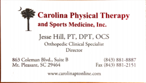 Jesse Hill Carolina Physical Therapy PT DPT OCS dpt meaning, what does dpt stand for, pts medical abbreviation, dpt meaning medical, dpt medical abbreviation, dpt meaning, dpt meaning medical